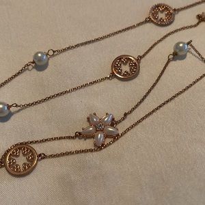 Kate Spade Rose Gold Flower Necklace